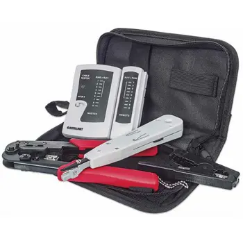 LAN Network Kit, LAN Tester/LSA punch down tool/Crimping Too