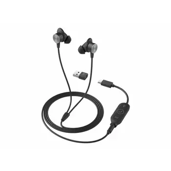 LOGI Zone Wired Earbuds Teams - Graphite