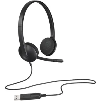 LOGITECH Corded USB Headset H340 - EMEA - BLACK