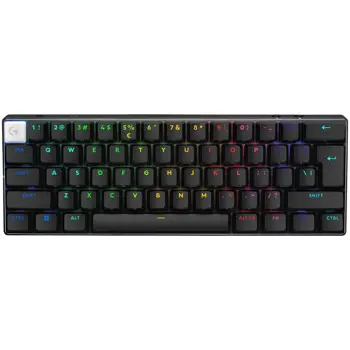 LOGITECH G PRO X 60 LIGHTSPEED Wireless Gaming Keyboard (Tactile) - BLACK - US INTL - 2.4GHZ/BT - EMEA28-935 - TACTILE SWITCH