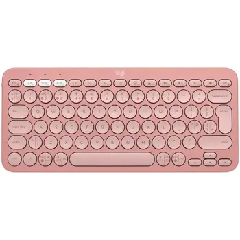 LOGITECH K380S Multi-Device Bluetooth Keyboard - TONAL ROSE - US INTL