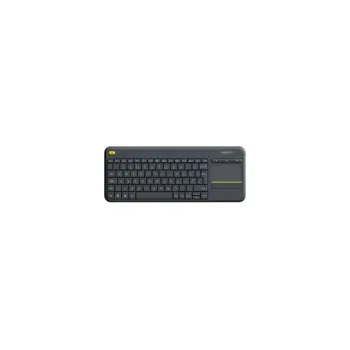 Logitech K400 Plus bežična tipkovnica + touchpad, USB, crna (920-008385)