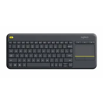 Logitech K400 PLUS Wireless Touch Keyboard, Black