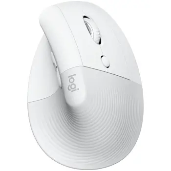 LOGITECH Lift for MAC Vertical Ergonomic Mouse - OFF-WHITE/PALE GREY