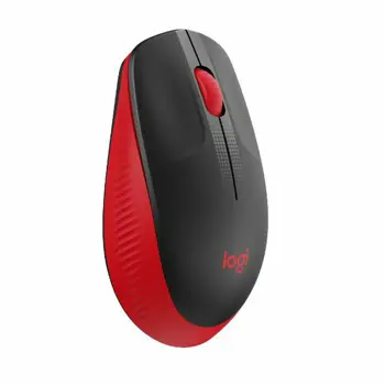 Logitech M190 bežični optički miš, crveni