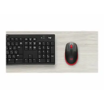 LOGITECH M190 Full-size wireless mouse Red