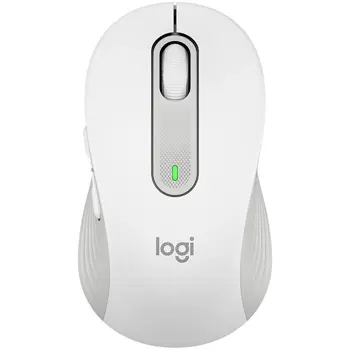 LOGITECH M650L Signature Bluetooth Mouse - OFF-WHITE - LEFT