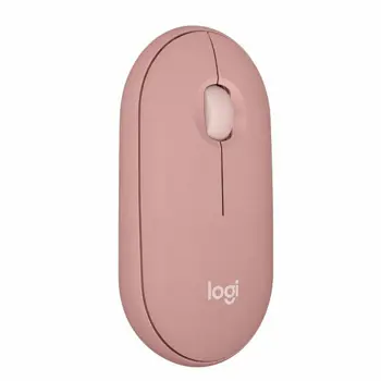 Logitech Pebble M350s, bežični miš, rozi