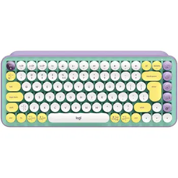 LOGITECH POP Keys Bluetooth Mechanical Keyboard - DAYDREAM MINT - US INTL