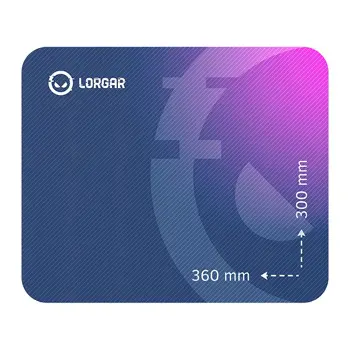 Lorgar Main 133, Gaming mouse pad, High-speed surface, Purple anti-slip rubber base, size: 360mm x 300mm x 3mm, weight 0.2kg