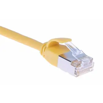 Masterlan comfort patch cable U FTP, extra slim, Cat6A, 3m, yellow, LSZH