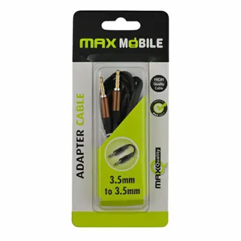 MAXMOBILE ADAPTER AUDIO 3.5mm (M) - 3.5mm (M)