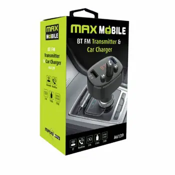 MAXMOBILE FM transmitter i Auto punjač A6139 2XUSB,3.4A