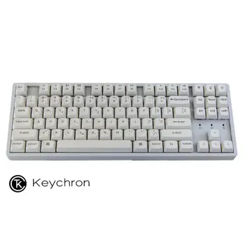 Mehanička tipkovnica Keychron K8 Pro Swappable RGB Backlight, White, Red switch, (+HR znakovi), K8P-w