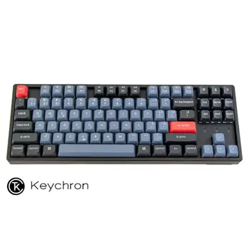 Mehanička tipkovnica Keychron K8 Pro Swappable RGB Backlight Aluminum, Red Switch, Black, (+HR znakovi), K8P