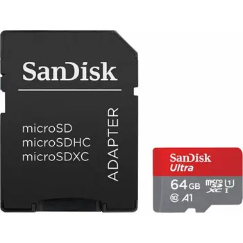 Memorijska kartica SanDisk Ultra microSD 64GB + adapter