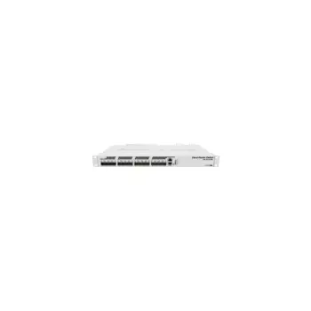 Mikrotik Cloud Router Switch CRS317-1G-16S+RM, 800MHz CPU, 1GB RAM, 1xG-LAN, 16xSFP+, RouterOS L6 or SwitchOS (dual boot), 1U rackmount, Dual redundant PSU