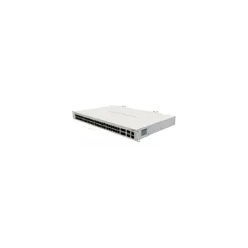 Mikrotik Cloud Router Switch CRS354-48G-4S+2Q+RM, 48×G-LAN RJ45, 4×10G SFP+, 2×40G QSFP+, RouterOS L5, 1U rackmount , Dual redundant PSU