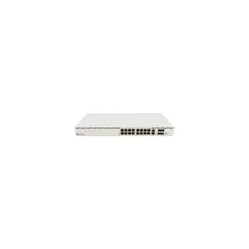 Mikrotik CRS320-8P-8B-4S+RM, ARM 32bit Dual-Core 800 MHz CPU, 256MB RAM, 32MB, 1-8 PoE+(802.3af/at), 9-16 PoE++(802.3af/at/bt), 4x10G SFP+, 8xPoE++ ports (802.bt), 1xRJ45, 1xGLAN, RouterOS L4