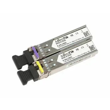 MikroTik Pair of SFP 1.25G module for 80km links with Single LC-connectors