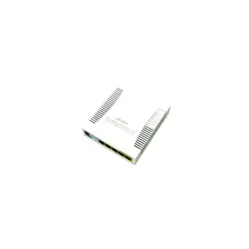 Mikrotik RouterBOARD 260GSP 5-port Gigabit smart preklopnik sa SFP cage, SwOS, plastično kučište, PSU, POE-OUT