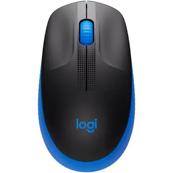 Miš LOGITECH M190 Full-size wireless mouse - BLUE - 2.4GHZ - EMEA - M190