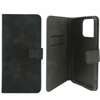 MM BOOK TORBICA HONOR MAGIC 6 LITE WALLET SKIN-FEEL crna