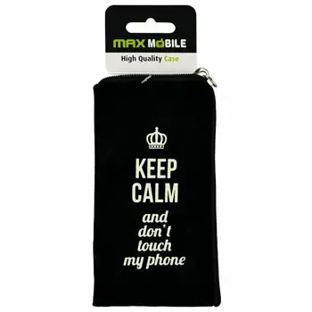 MM CROCO TORBICA MAR KEEP CALM CRNA vel.XXXL/Galaxy Note 6,S25+,Iph15+..