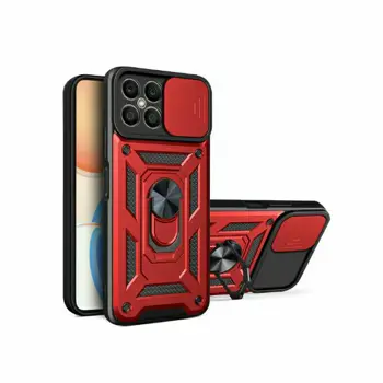 MM TPU HONOR 90 LITE ANTI-SHOCK WITH RING crvena