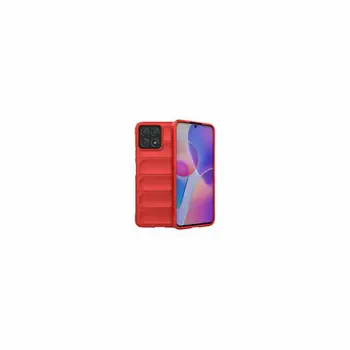 MM TPU HONOR X8 HARD PROTECTION WAVES red