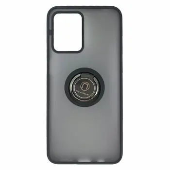 MM TPU HUAWEI MATE 50 PRO MATTE BLACK WITH RING