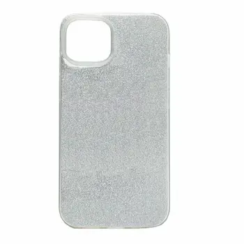 MM TPU IPHONE 13 6.1 GLITTER srebrna