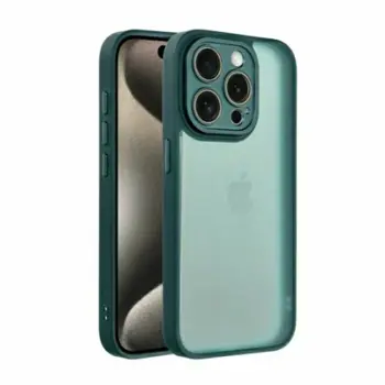 MM TPU IPHONE 15 - MATTE BLUR Green