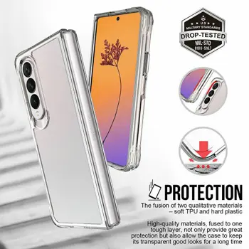 MM TPU SAM GALAXY Z FOLD 5 DROP-PROOF PURE Clear