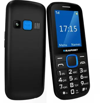 Mobitel Blaupunkt BS04, crno-plavi