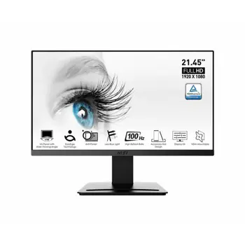 Monitor 22 MSI PRO MP223 VA, 100Hz, FHD