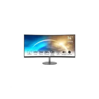 Monitor 34 MSI PRO MP341CQ, 100Hz, UWQHD VA,Zvučnici,zakrivljeni