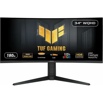 Monitor ASUS VG34VQL3A 34", 3440 x 1440, 2xHDMI, 2xDP, 180Hz, Zvučnici,Zakrivljeni