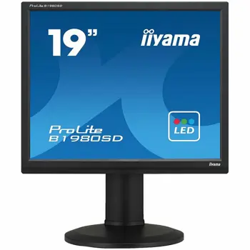 Monitor IIYAMA 19" 1280x1024, 13cm Height Adj. Stand, Pivot, Speakers, VGA, DVI, 250cd/m2, 5ms