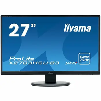 Monitor IIYAMA 27" 1920x1080, 4ms, AMVA+ panel, 300cd/m2, VGA, DisplayPort, HDMI, Speakers,  USB-HUB