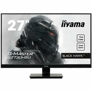 Monitor IIYAMA 27" ETE Gaming, Ultra Slim, G-Master Black Hawk, FreeSync, 1920x1080@75Hz, 300cd/m2, VGA, DisplayPort, HDMI, 1ms, Speakers, USB-HUB (2x2.0), Black Tuner