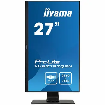 Monitor IIYAMA 27" ETE IPS-panel, 1920x1080, 300 cd/m2, Speakers, VGA, HDMI, DisplayPort, 4ms