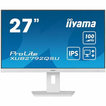 Monitor IIYAMA LED XUB2792QSU-W6 27" ETE IPS-panel, 2560x1440 QHD, zvučnici