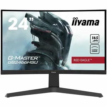 Monitor Iiyama Red Eagle GB2466HSU-B1 VA, 1920?1080, 165hz, Curved, 250cd, 1100:1, HDMI*2, DP, USBHub, 2x2W