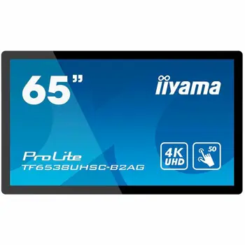 Monitor IIYAMA TF6538UHSC-B2AG 4K UHD (3840x2160) TF6538UHSC is the ideal interactive display solution for education, kiosks, interactive Digital Signage and in-store communications. The Projective