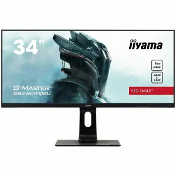 Monitor MIIYama 34" UW Pro-Gaming, G-Master Red Eagle, 144Hz, IPS panel, 3440x1440 (21:9), Height Adjust. (13cm), 1ms (MPRT), 350cdm2 HDR, FreeSync, Speakers