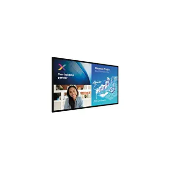 Monitor Philips 55" 55BDL6051C/00 4K UHD (3840×2160) Capacitive touch 10P, 9ms, 350cd/m2, 18/7, DVI-I/DP/HDMI×4, USB-C, RS232C/LAN, USB2.0/3.0×2,  microSD, Android 9, zvučnici, crni