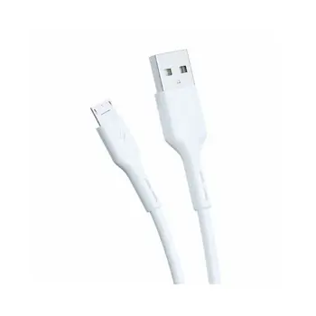 MS CABLE 3A fast charging USB-A 3.0-> microUSB, 1m, bijeli