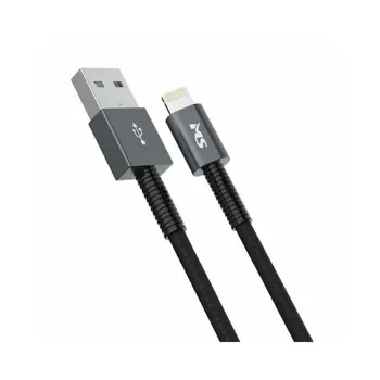 MS CABLE USB-A 2.0 ->LIGHTNING, 1m, crni