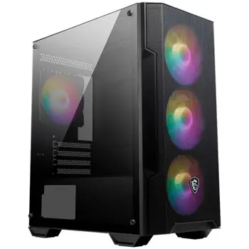 MSI MAG FORGE M100A, 1xUSB 3.0, 2xUSB 2.0, 4x120mm Auto RGB Fan, Acrylic Window